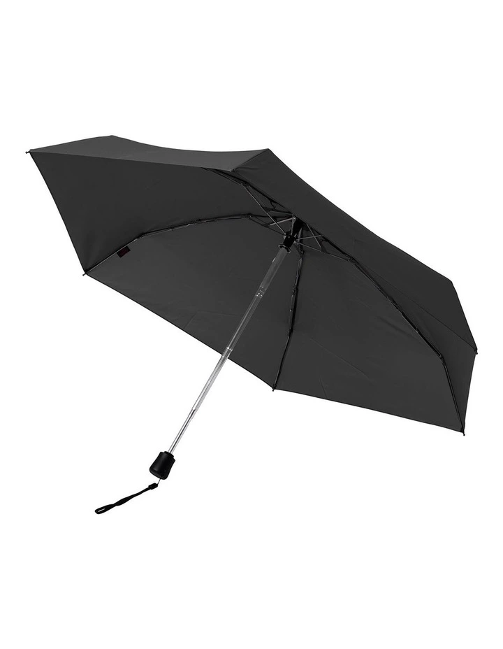 Micro Mini Folding Umbrella in Black