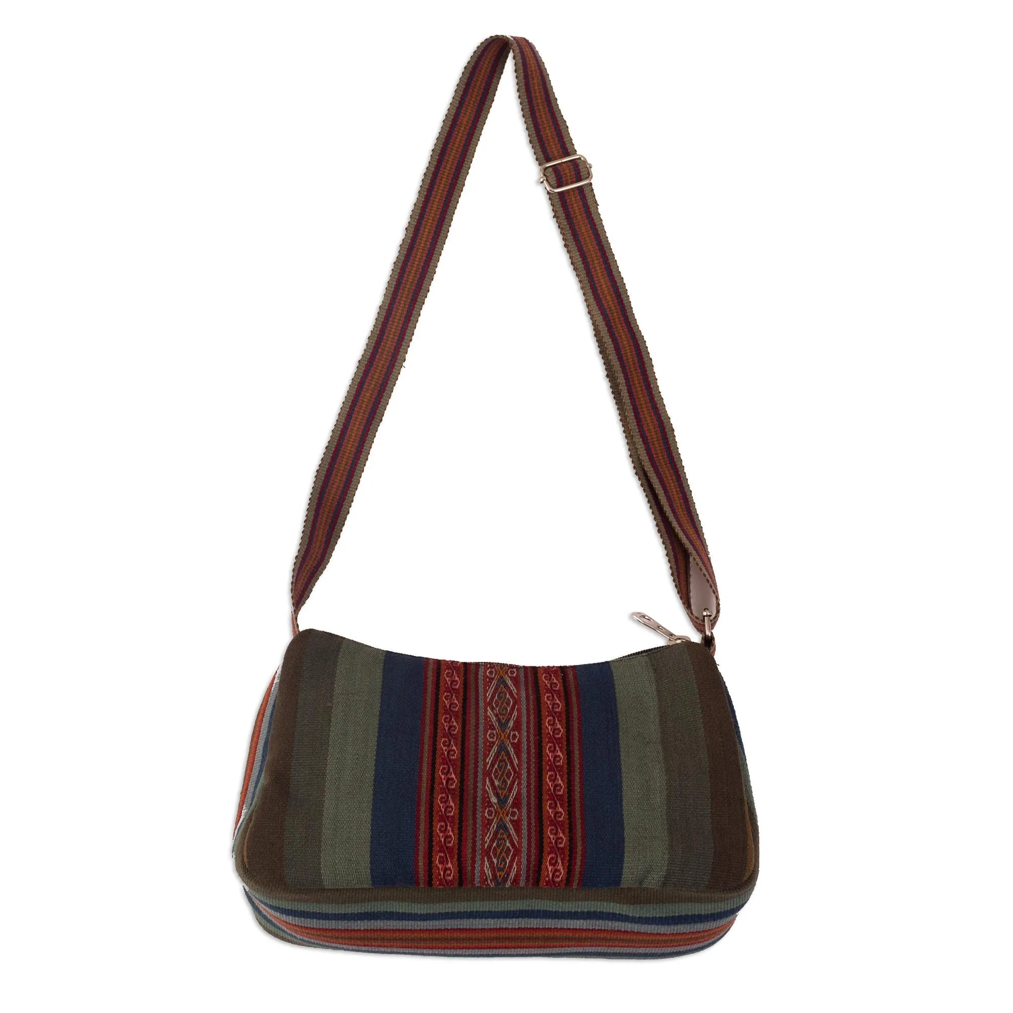 Mists of Cusco Multicolored Alpaca Shoulder Bag