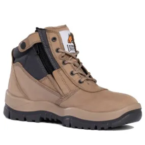 Mongrel 261060 Zipsider Safety Boot Stone