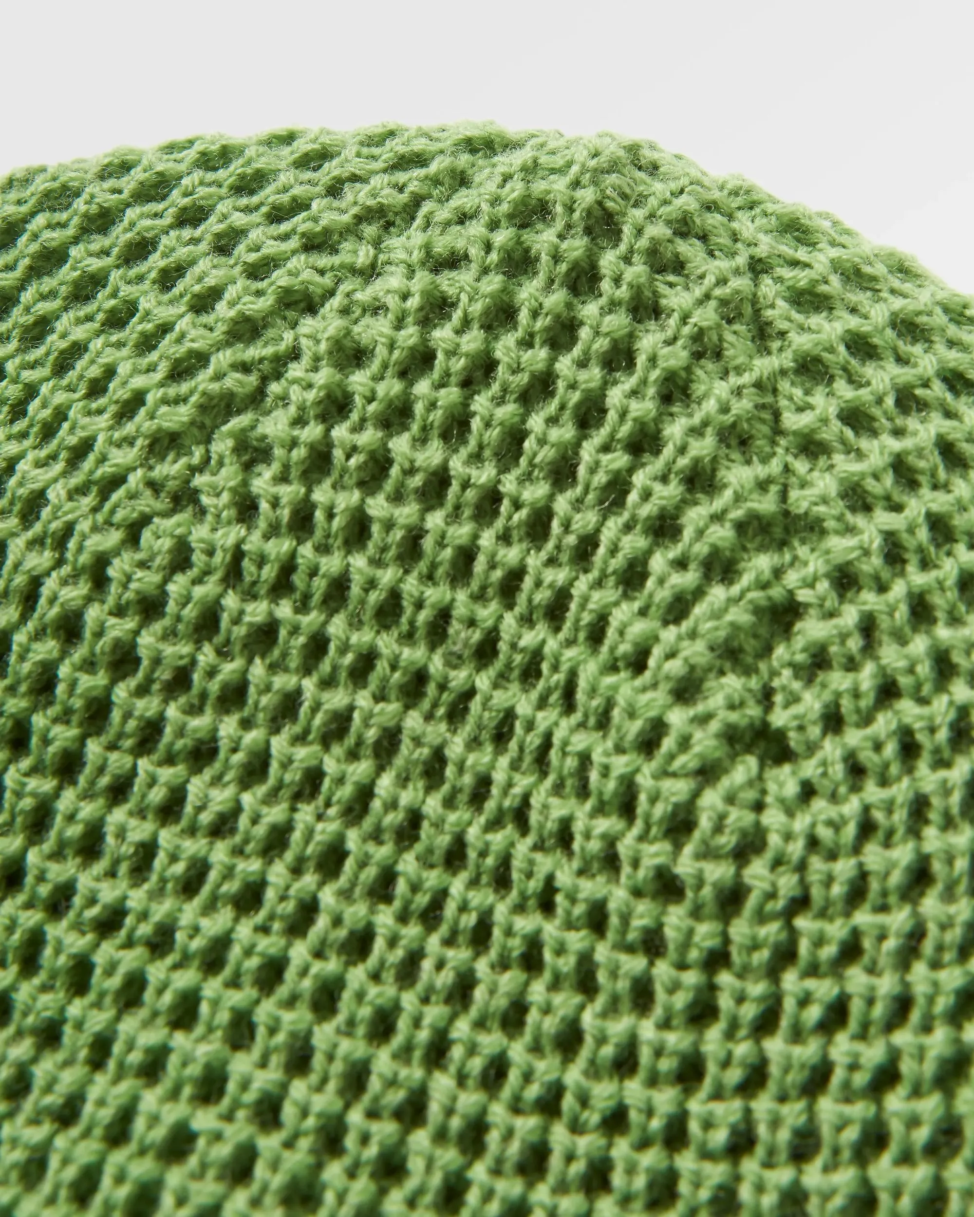 Moss Double Layer Recycled Waffle Hat