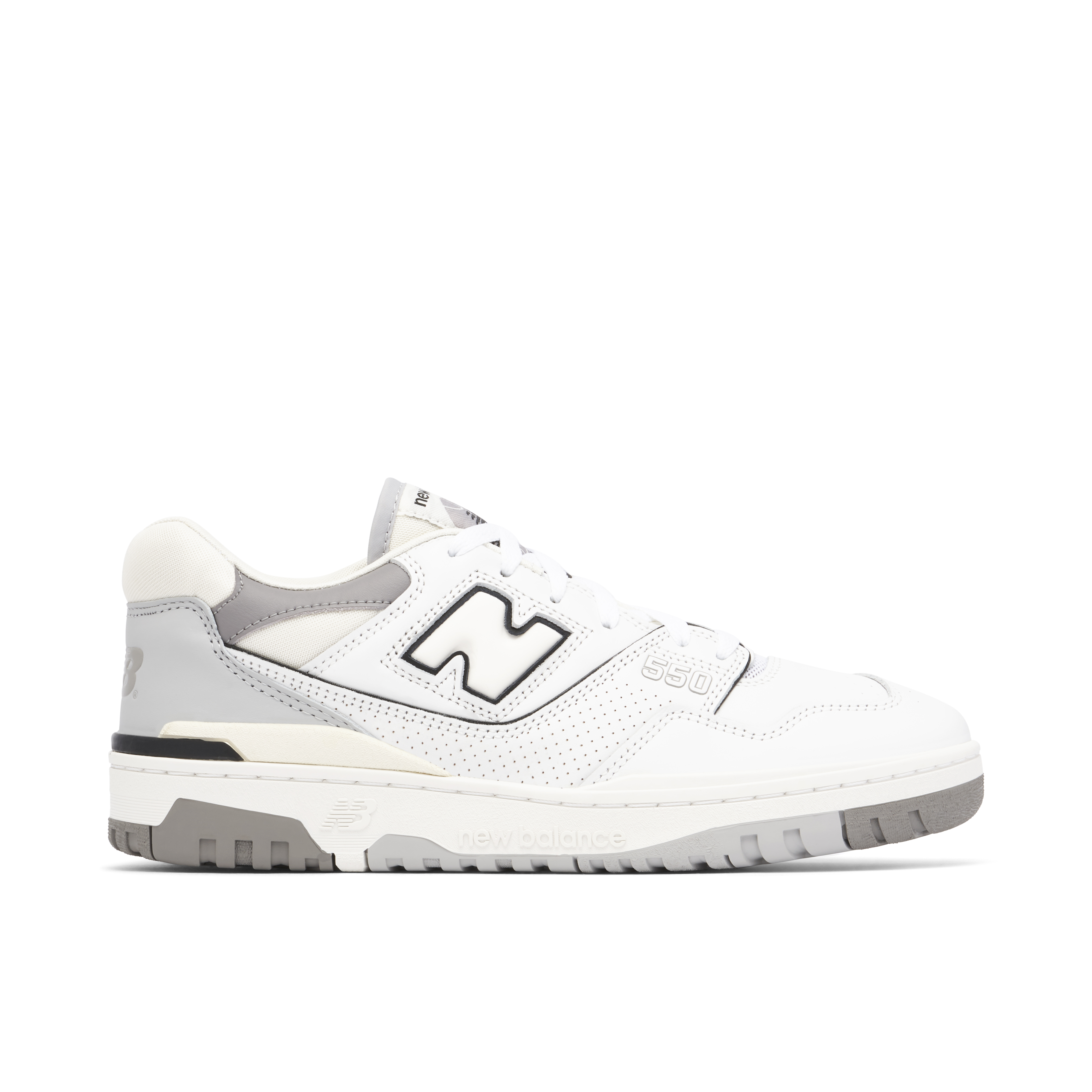 New Balance 550 White Cool Grey | BB550PWA | Laced