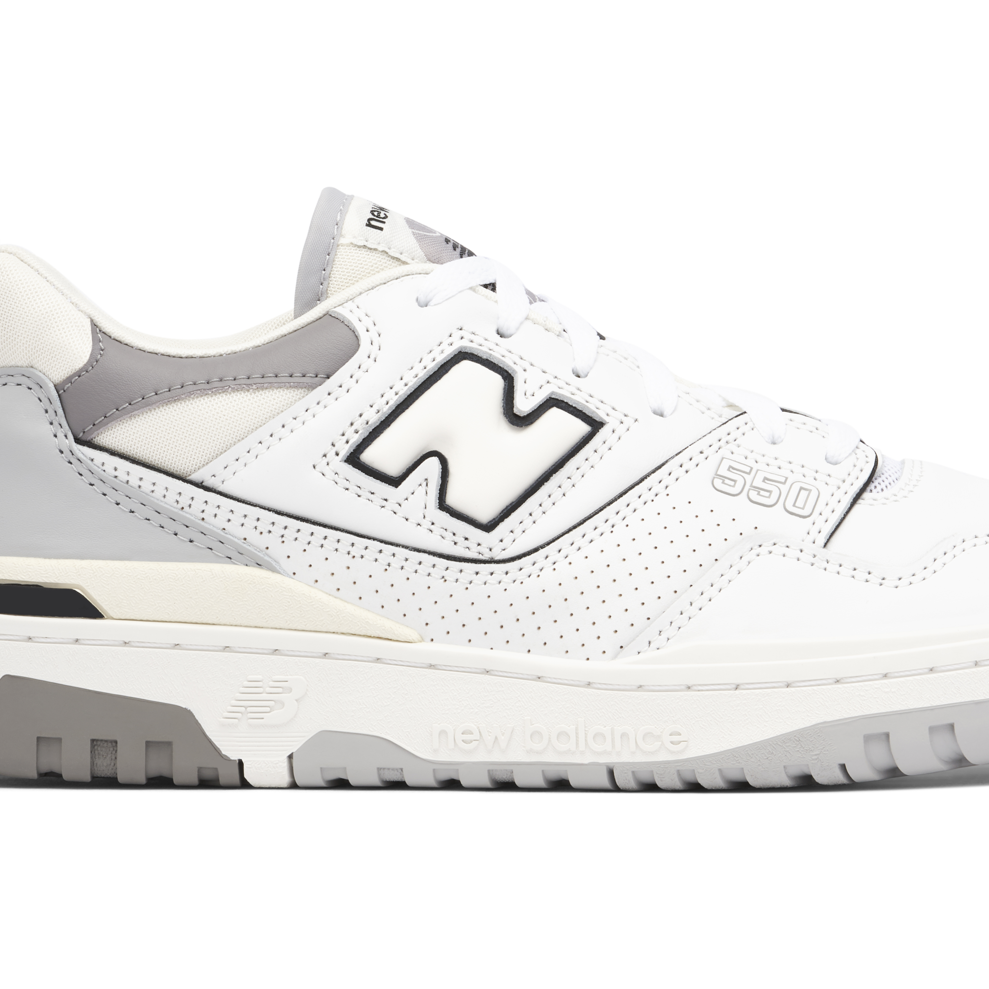 New Balance 550 White Cool Grey | BB550PWA | Laced