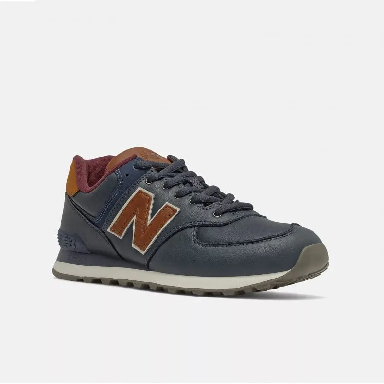 New Balance 574 (NB Navy/Classic Burgundy)