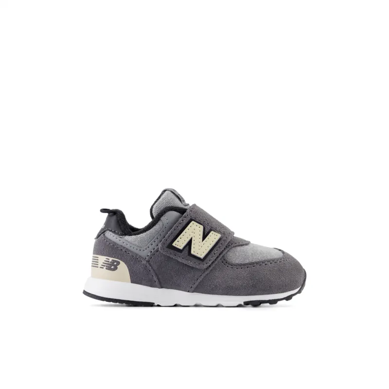 New Balance Infant & Toddler Boys 574 NEW-B Hook & Loop Shoe - NW574LGG