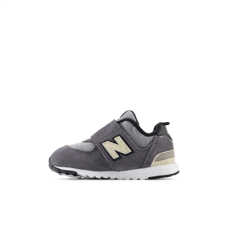 New Balance Infant & Toddler Boys 574 NEW-B Hook & Loop Shoe - NW574LGG