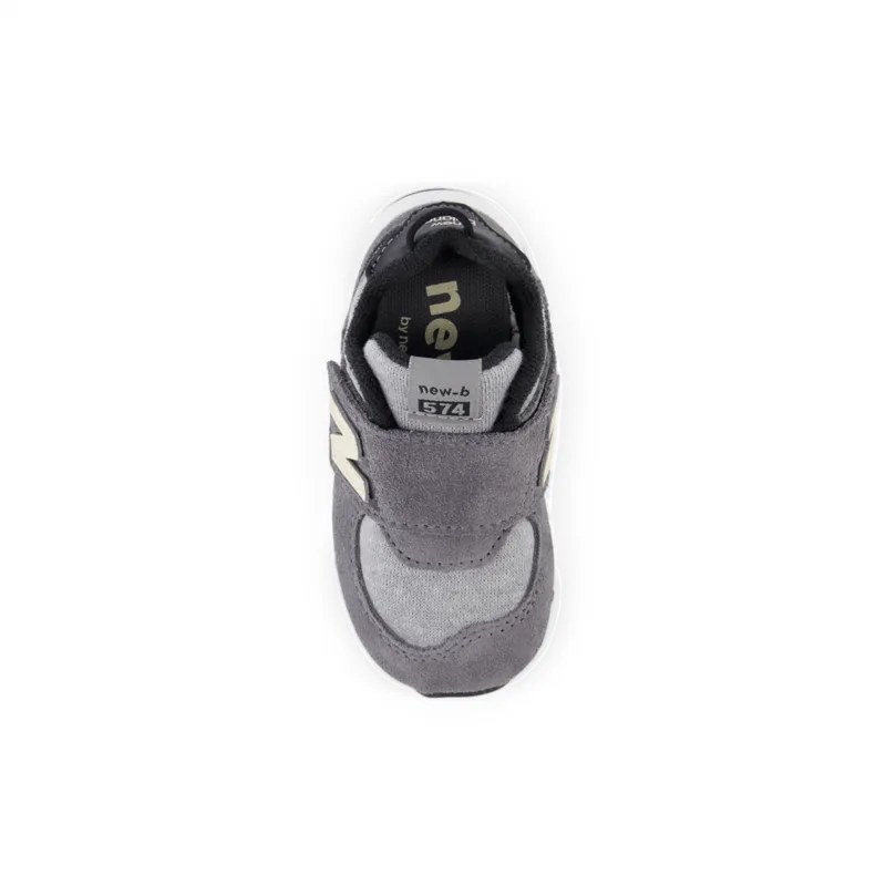 New Balance Infant & Toddler Boys 574 NEW-B Hook & Loop Shoe - NW574LGG