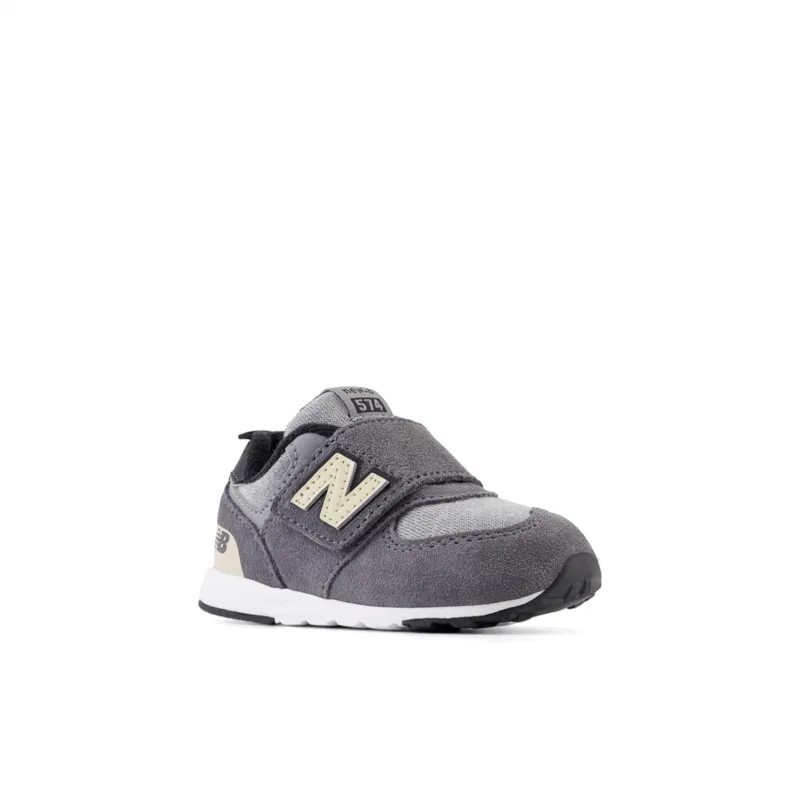 New Balance Infant & Toddler Boys 574 NEW-B Hook & Loop Shoe - NW574LGG