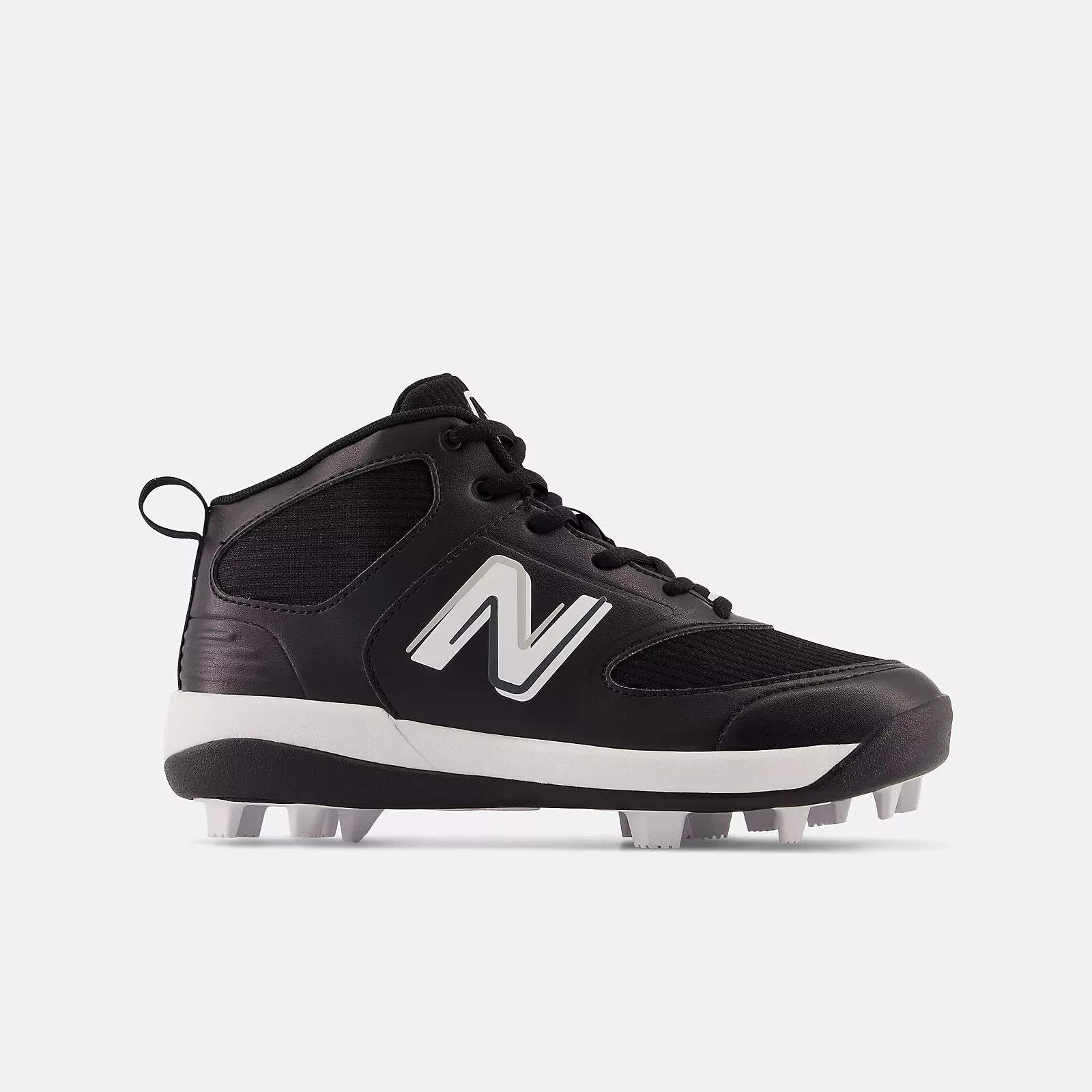 New Balance J3000v6 Black Youth Molded Cleats