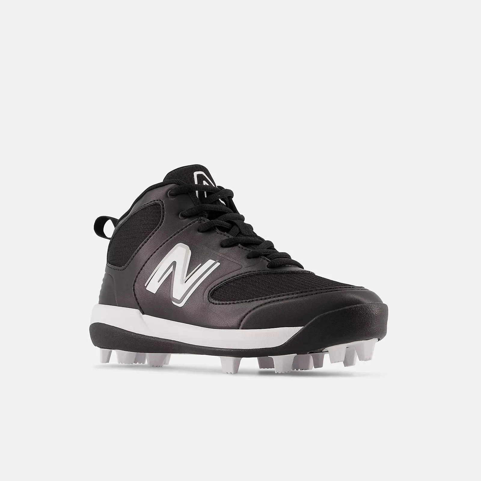 New Balance J3000v6 Black Youth Molded Cleats