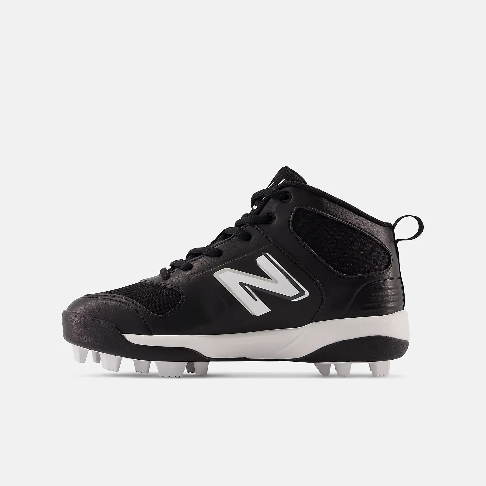 New Balance J3000v6 Black Youth Molded Cleats