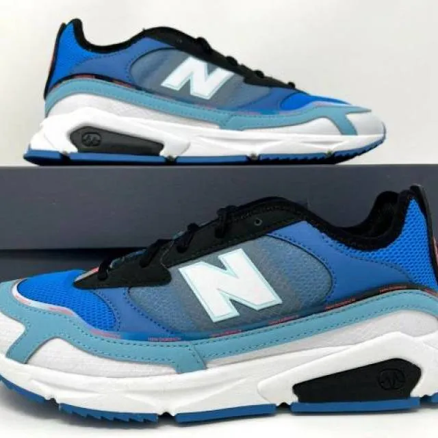 New Balance NB X-Racer Blue White Black Dad Shoe Men's S...