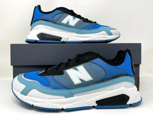 New Balance NB X-Racer Blue White Black Dad Shoe Men's S...