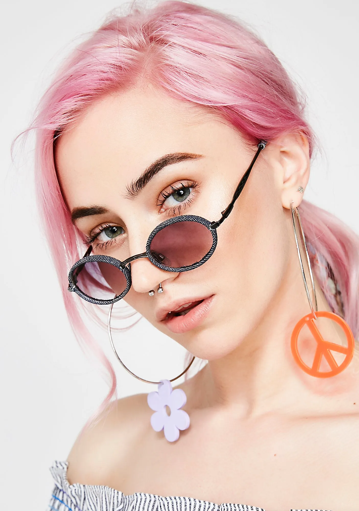 New Vibez Denim Sunglasses-