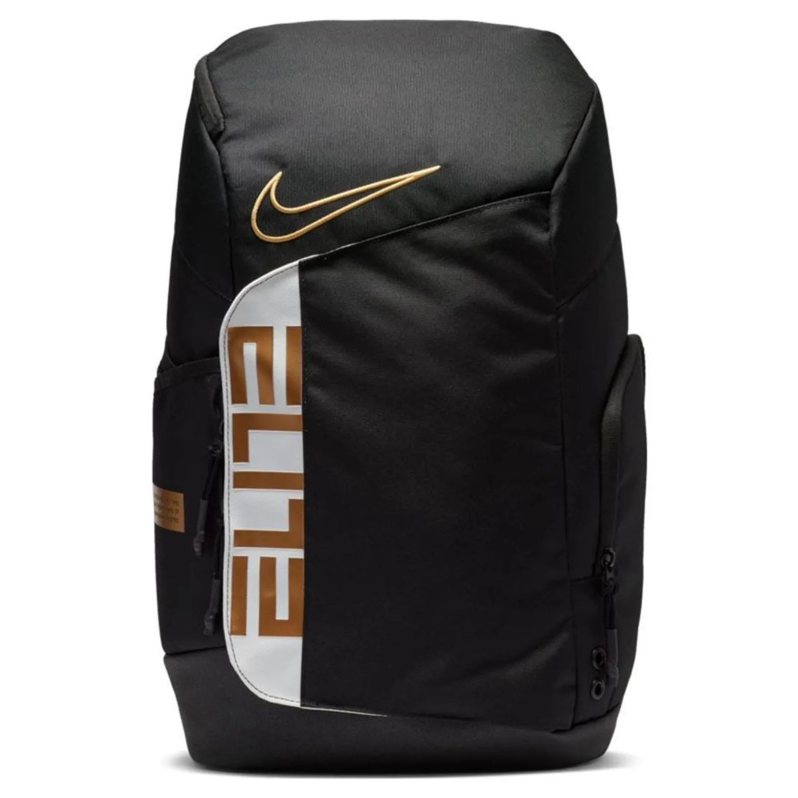 Nike Elite Pro Backpack ''Black/White/Matallic Gold''