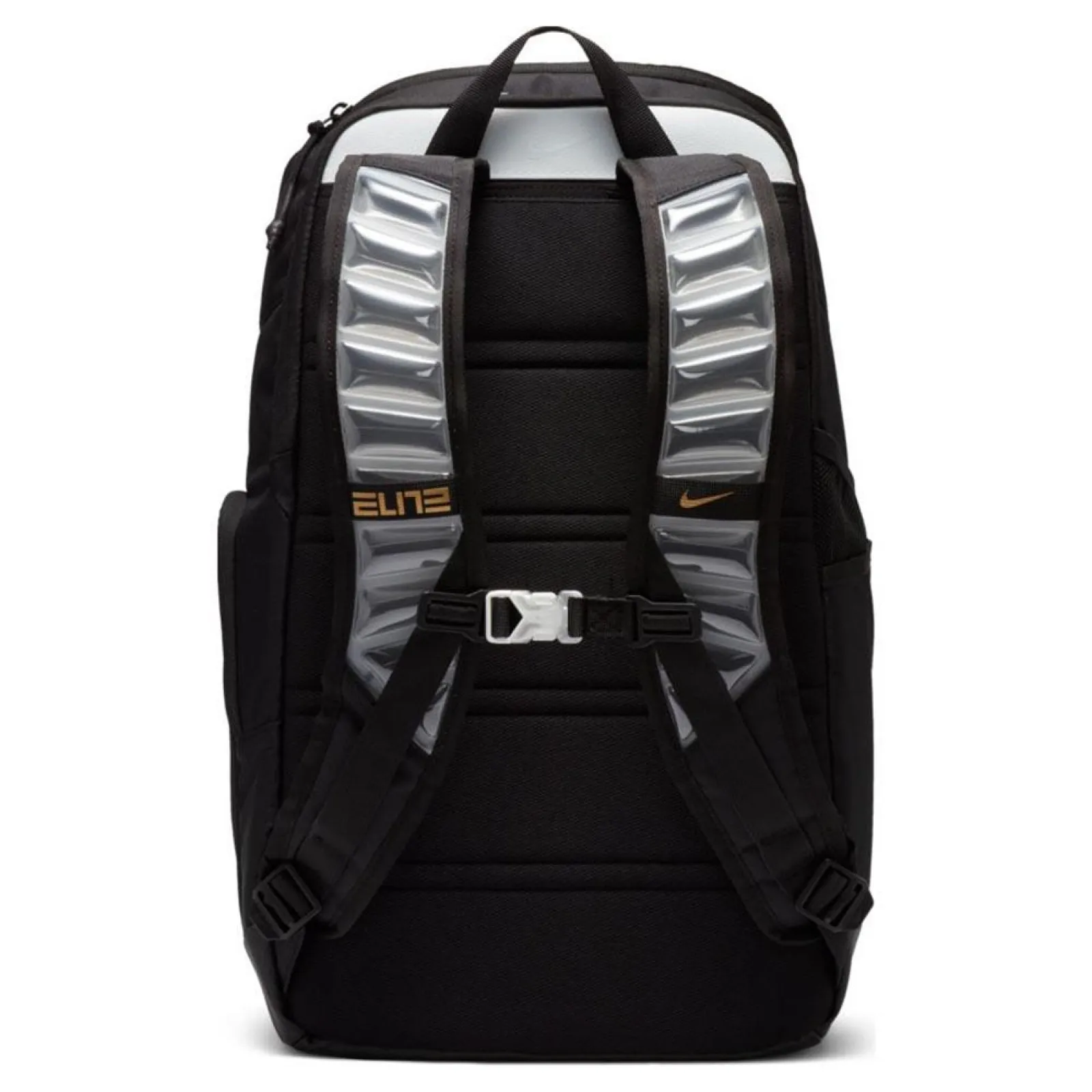 Nike Elite Pro Backpack ''Black/White/Matallic Gold''