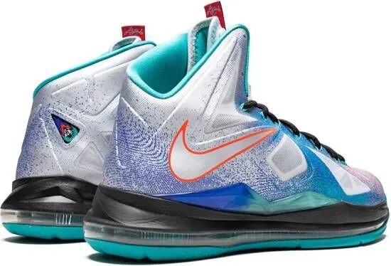 Nike Lebron 10 hi-top sneakers Blue