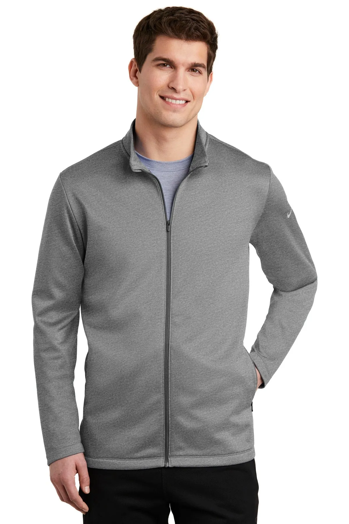 Nike Men's Therma-FIT Full-Zip Fleece. NKAH6418