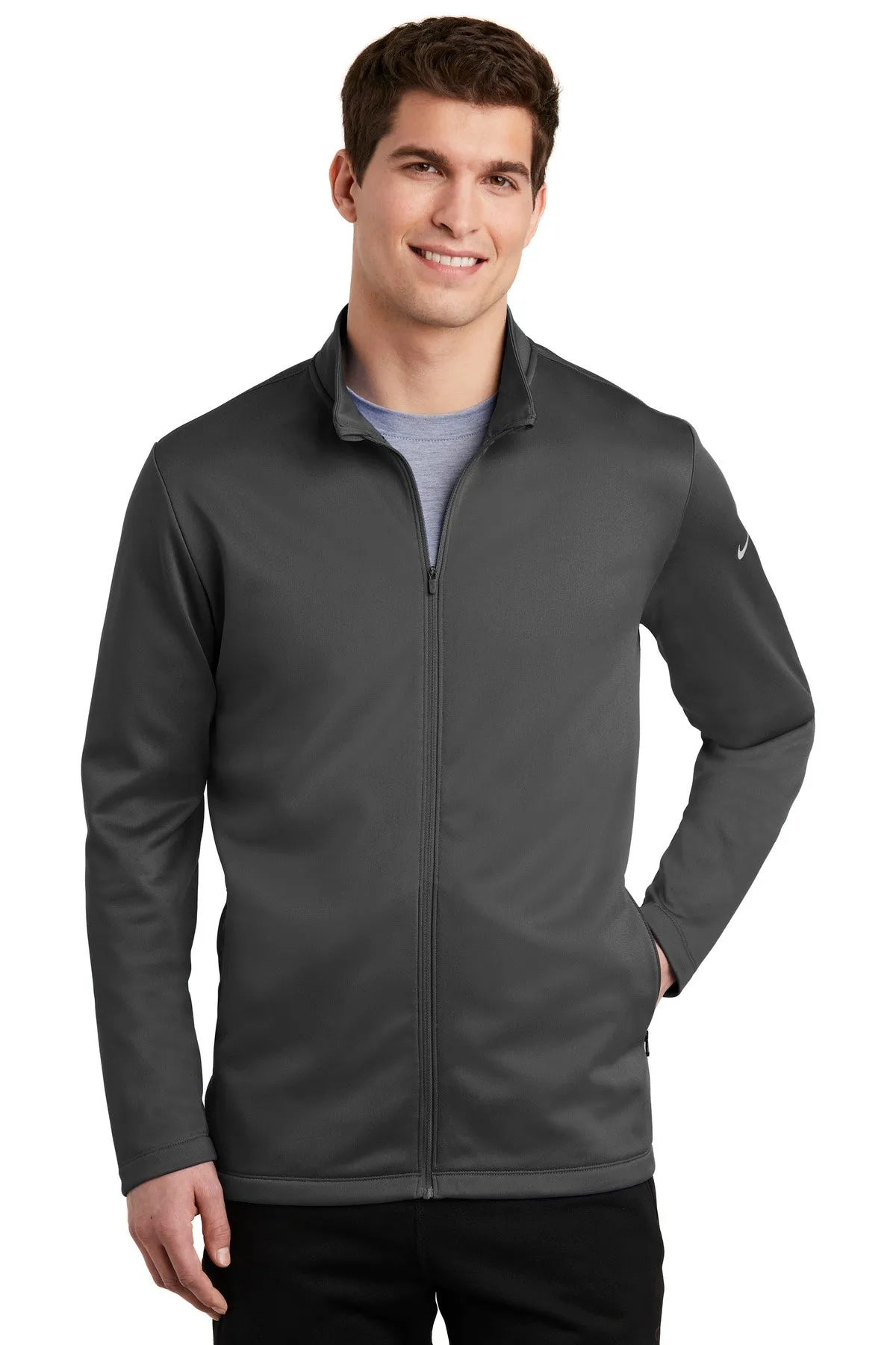 Nike Men's Therma-FIT Full-Zip Fleece. NKAH6418