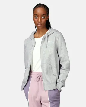 Nike Zip Hoodie- Club Fleece Light grey | Women | Junkyard