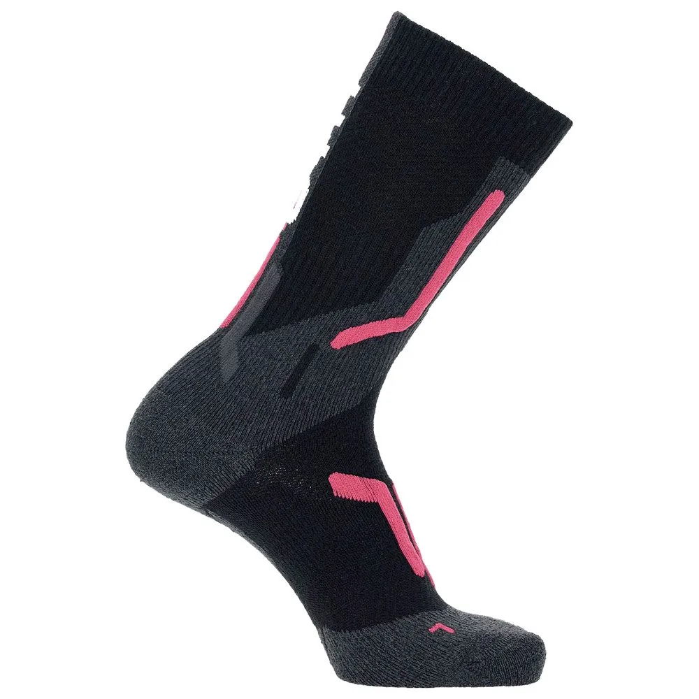 Nordic sock Uyn ---W Ski Cross Country 2In Socks Black Pink