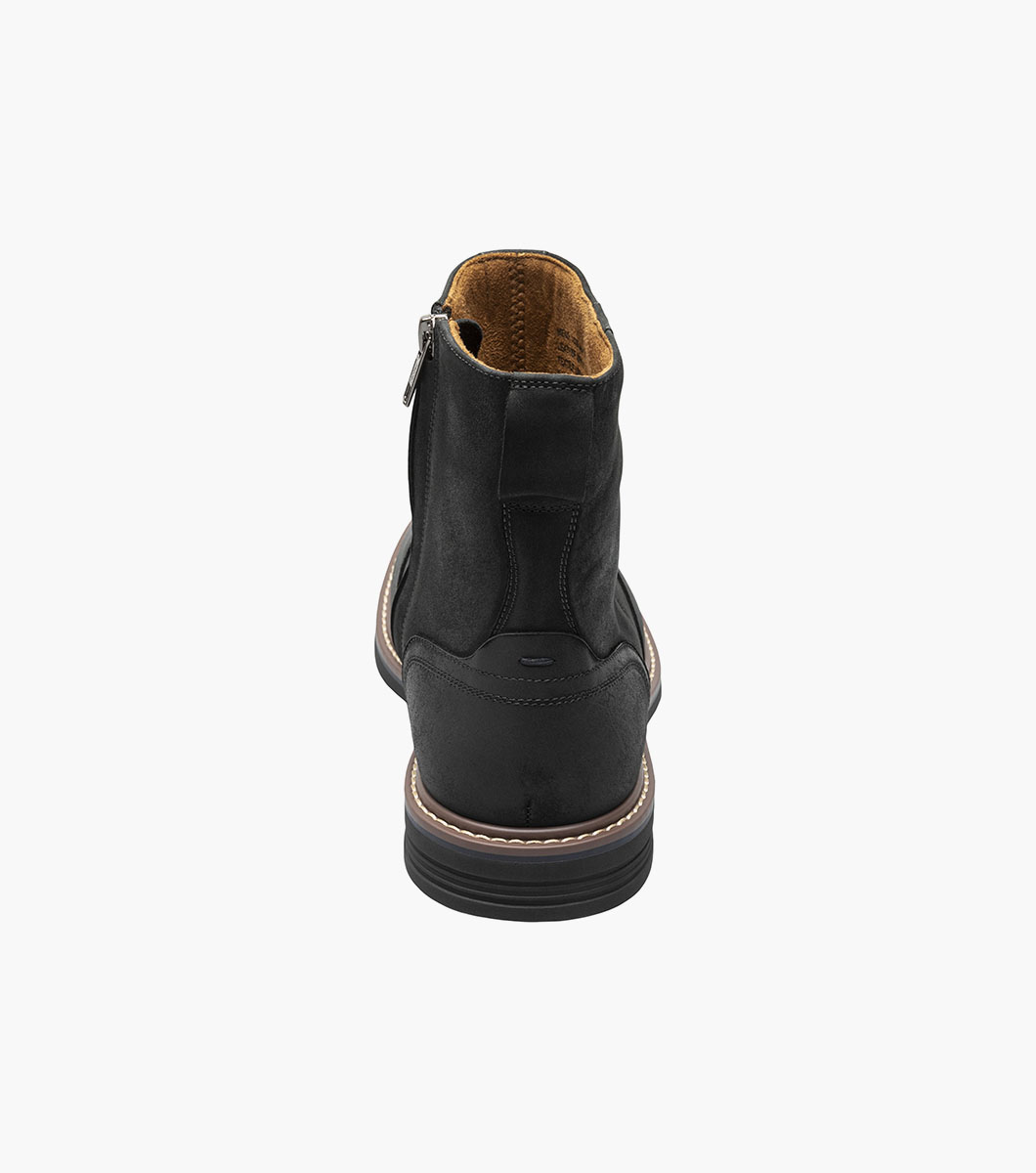 Norwalk Plain Toe Side Zip Boot