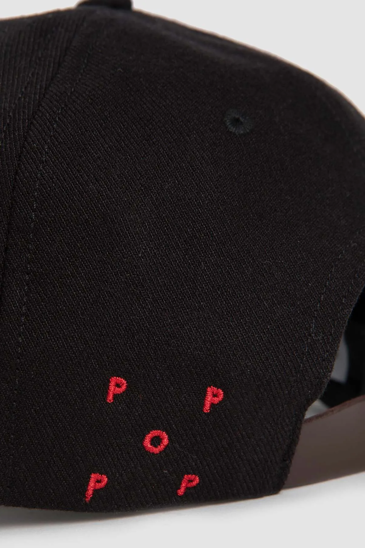 O Sixpanel Hat - Black/Goji Berry