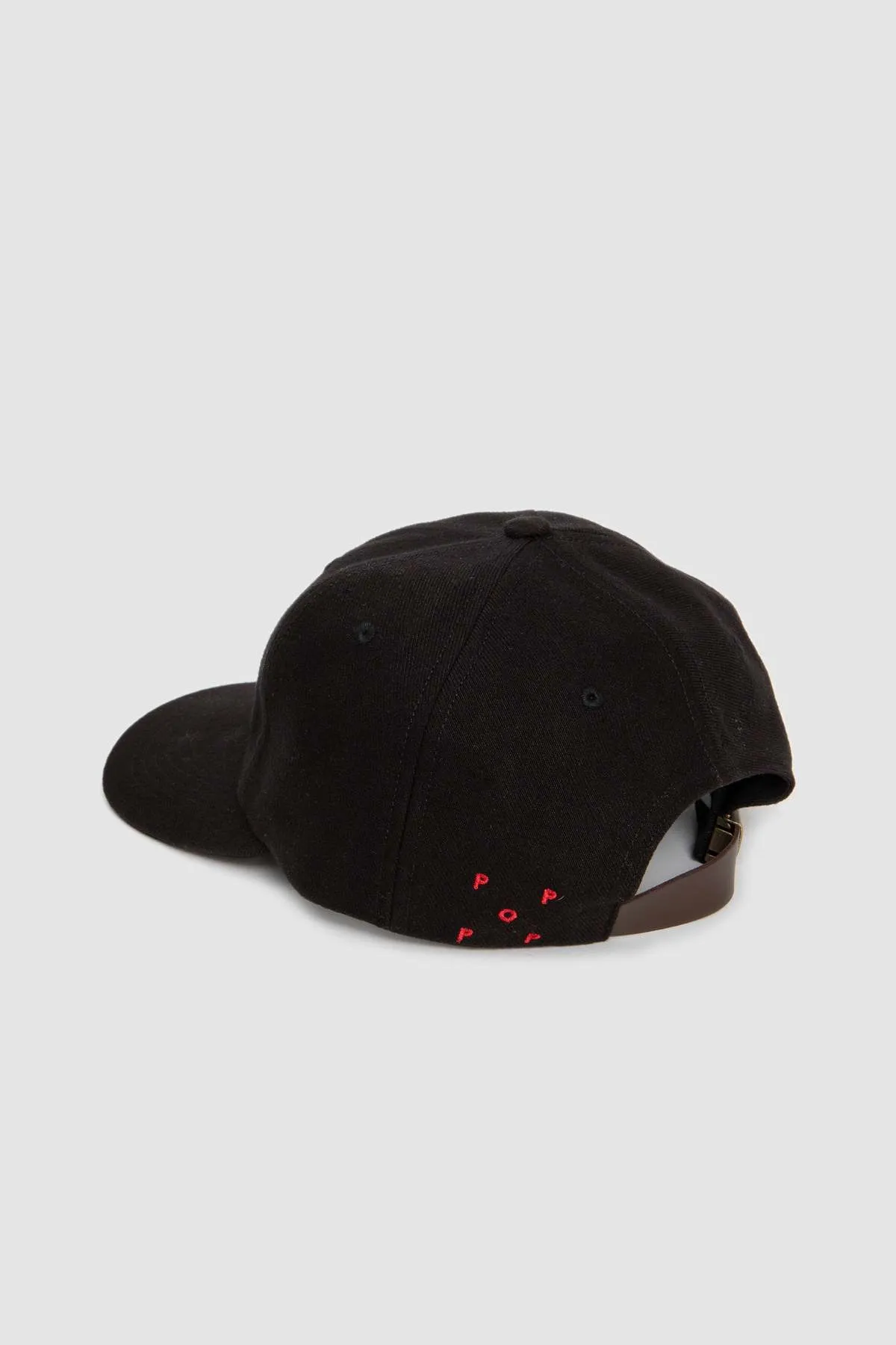 O Sixpanel Hat - Black/Goji Berry