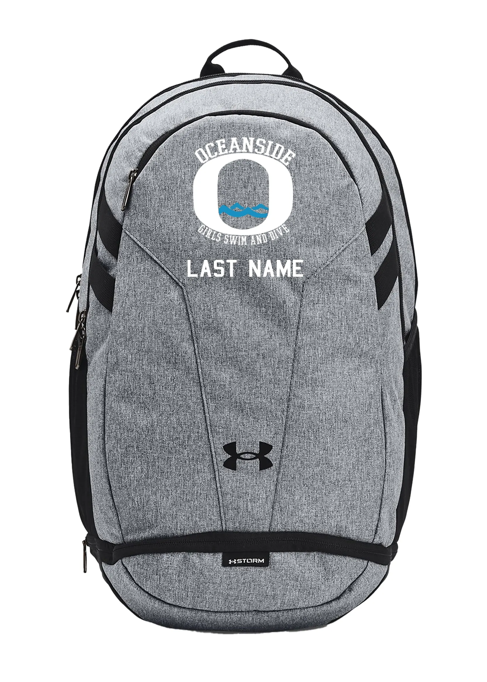 Oceanside Girls Swim and Dive Team Embroidered Logo Under Armour Backpack