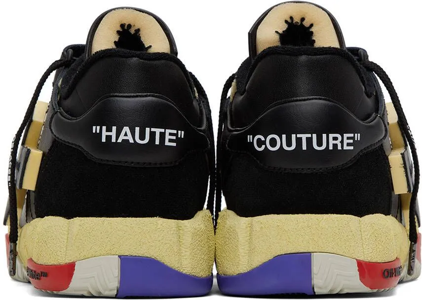 Off-White Black Puzzle Couture Sneakers