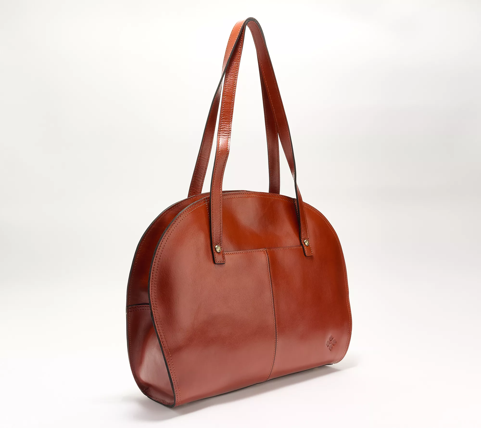 Patricia Nash Miranda Round Leather Shoulder Bag