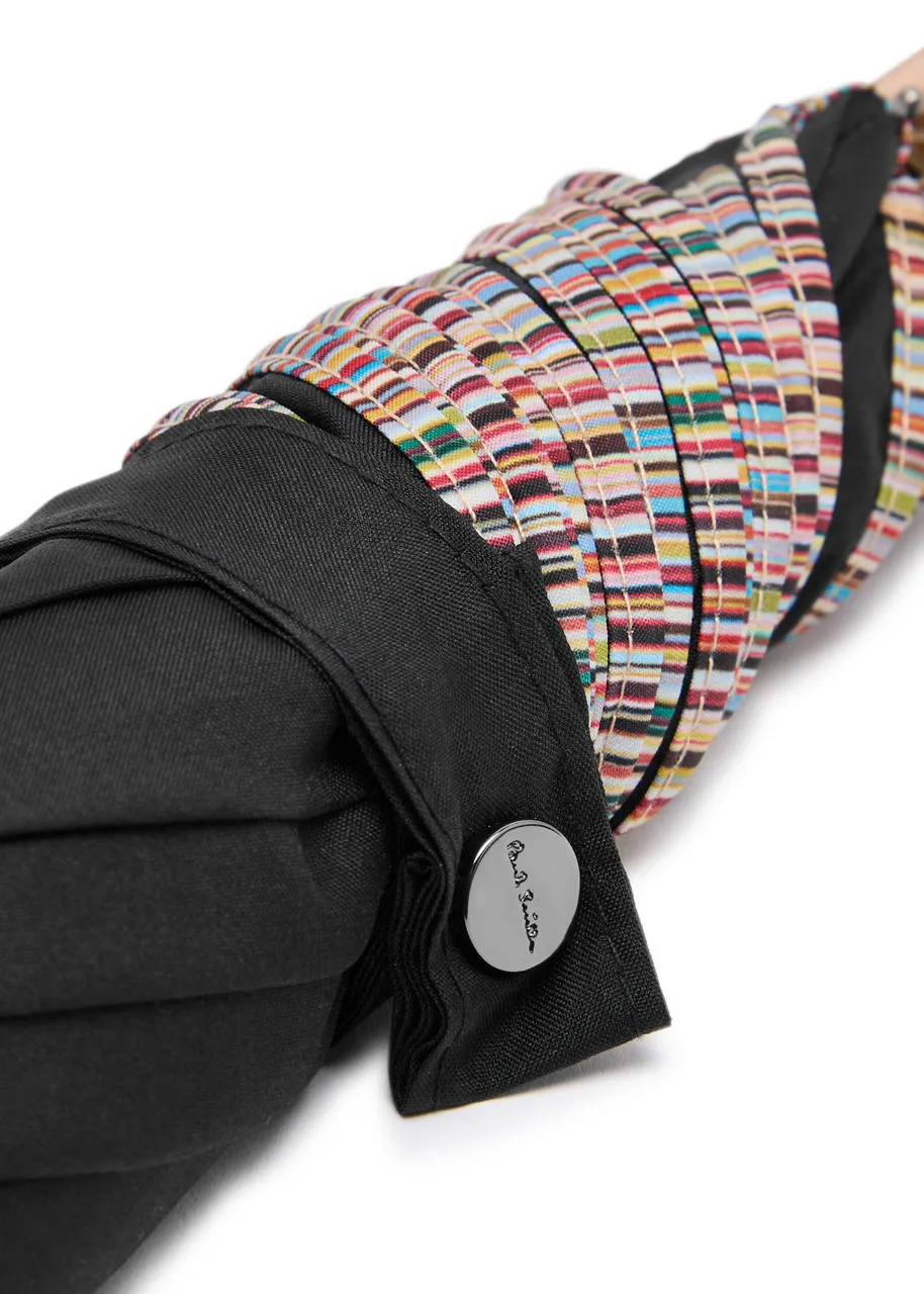 PAUL SMITH Stripe-trimmed umbrella  -                         -                     -                