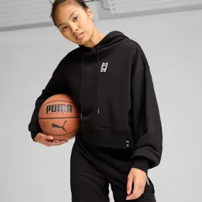 Pivot Basketball Women's Hoodie | PUMA Black | PUMA New Arrivals | PUMA 