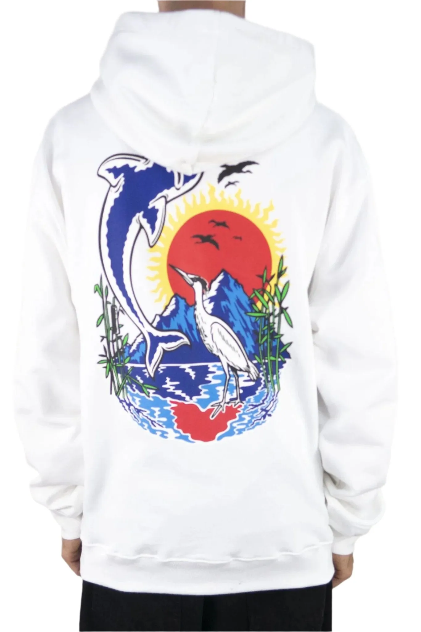 Polar Skate Co. Mt. Fuji Hoodie - White exclusive at Remix