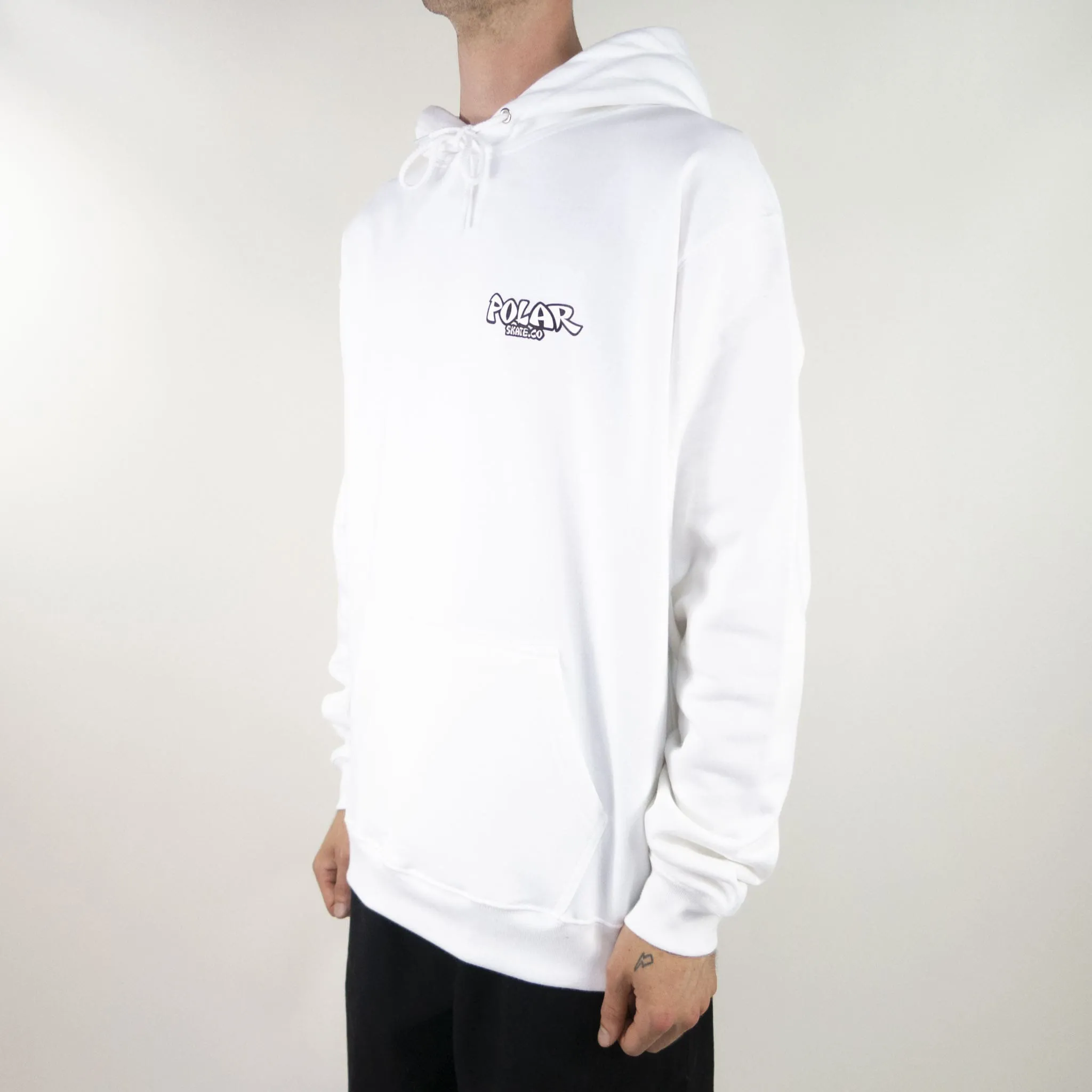 Polar Skate Co. Mt. Fuji Hoodie - White exclusive at Remix