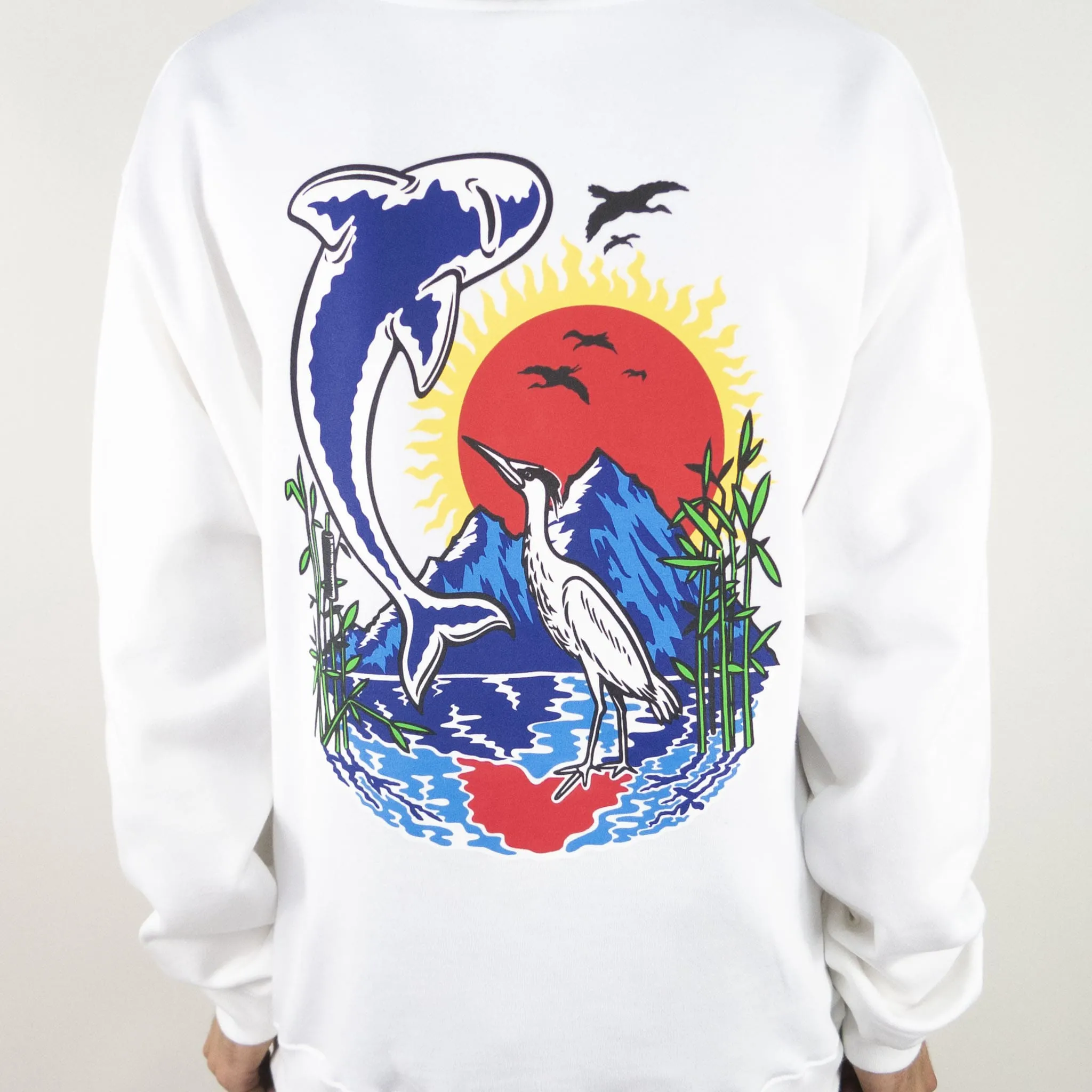 Polar Skate Co. Mt. Fuji Hoodie - White exclusive at Remix