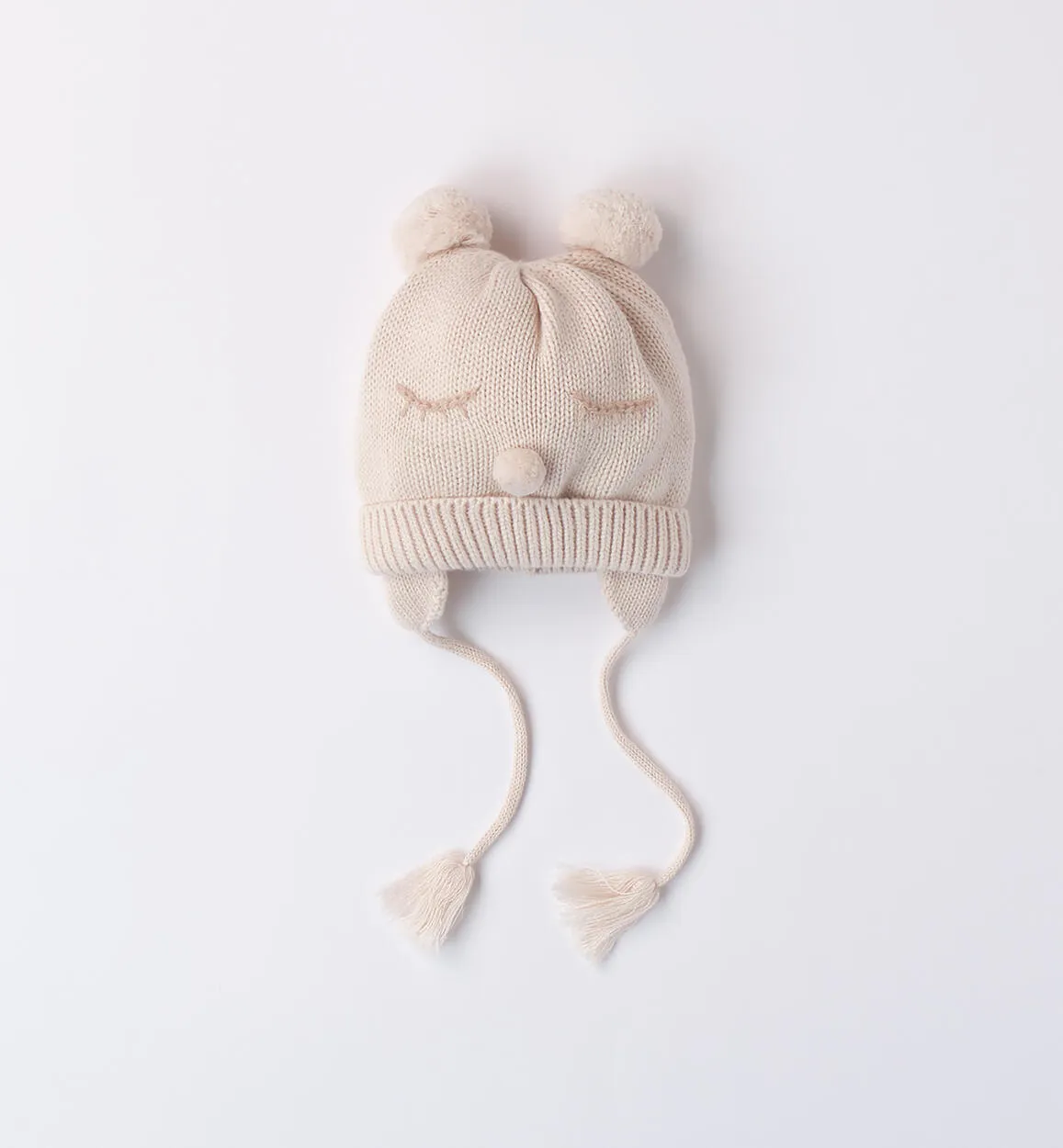 Pom Pom Baby Girl Hat