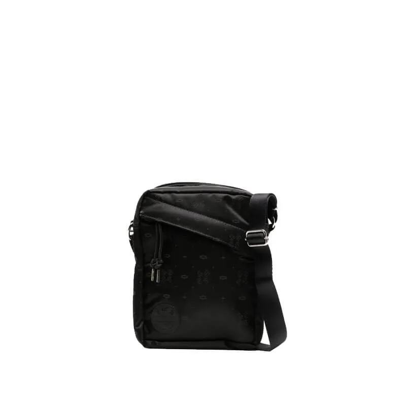 Potr Monogram Vertical Shoulder Bag - Black