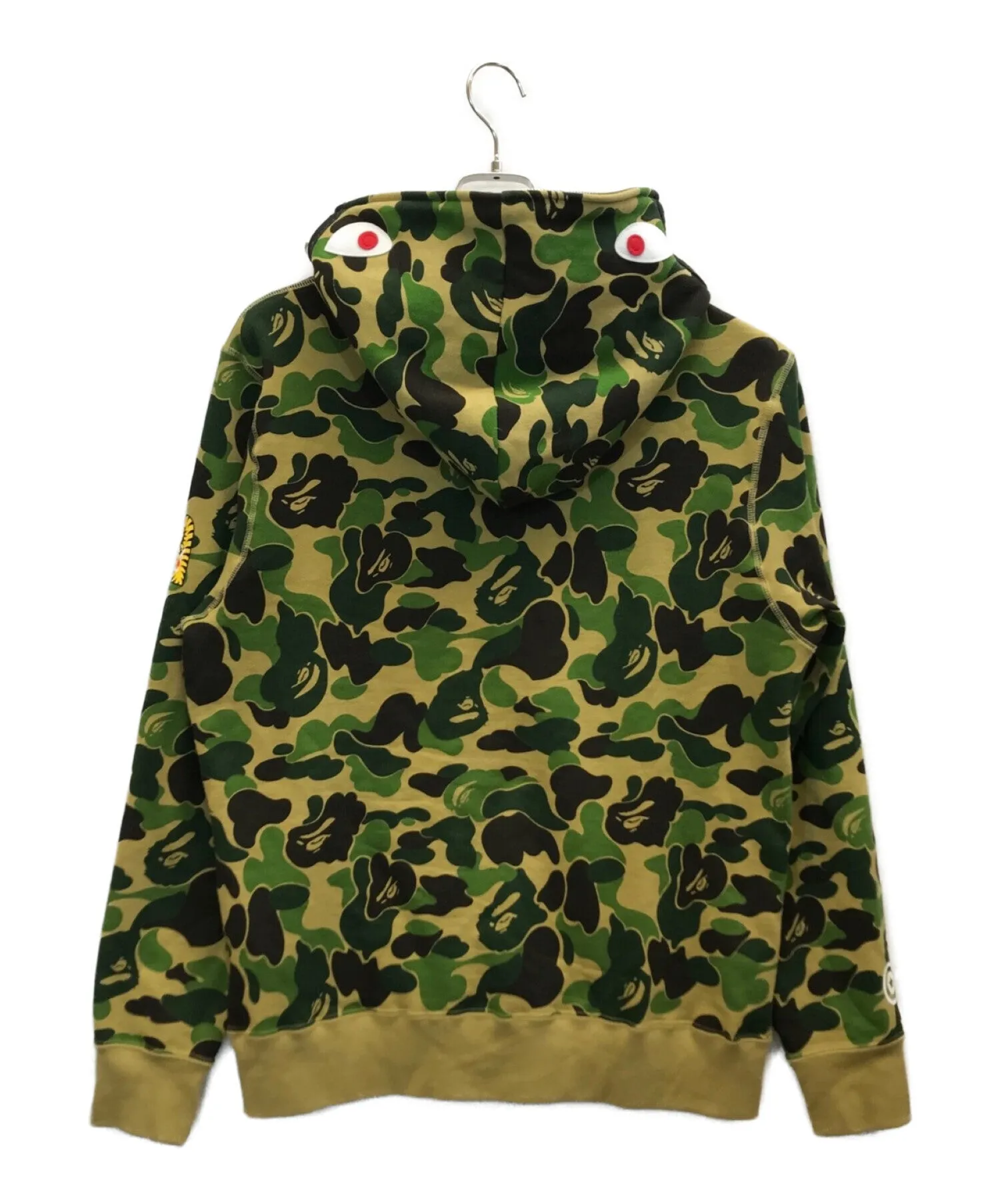 [Pre-owned] A BATHING APE ABC CAMO SHARK FULL ZIP HOODIE 0ZXSWM115005M