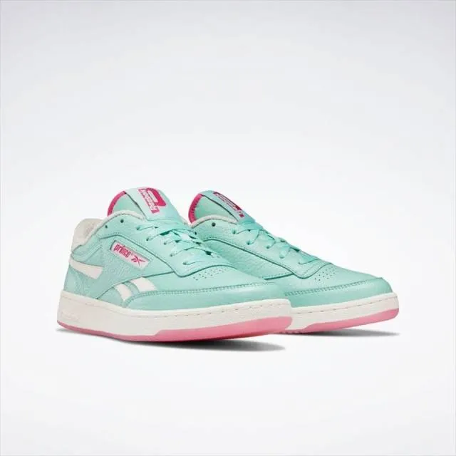 Prince reebok classic club c revenge semi pixel mint chalk rose