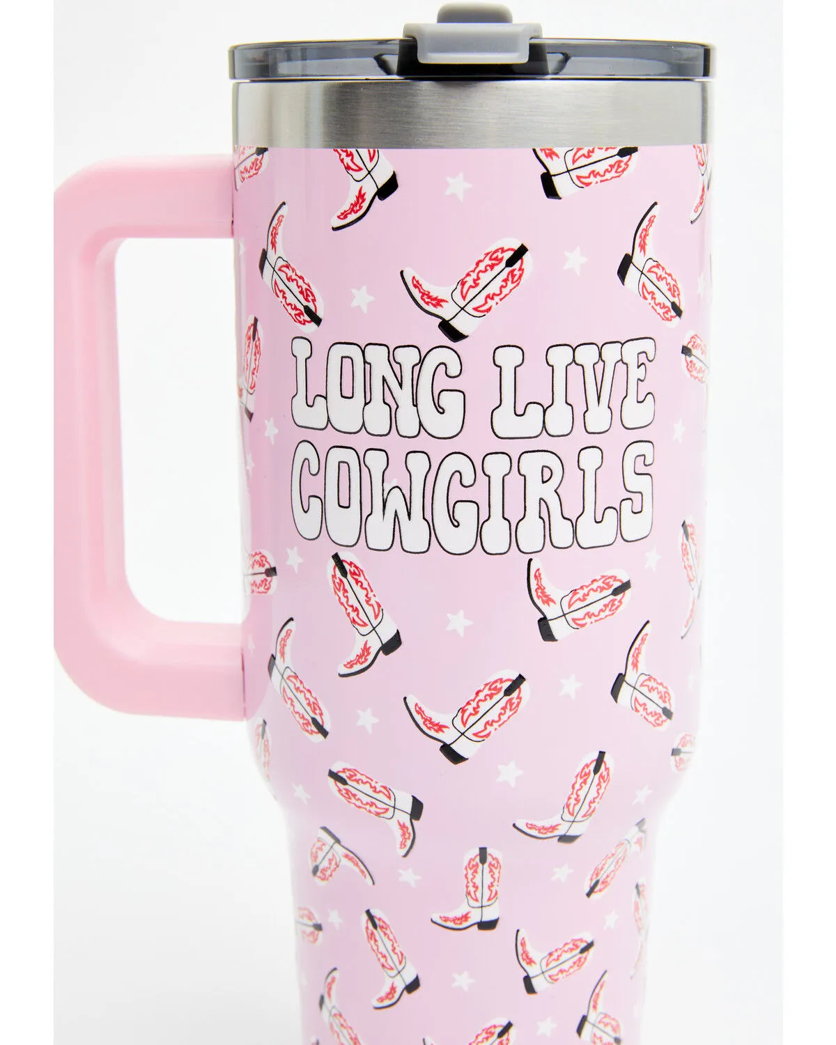 Product Name:  Boot Barn 40oz Long Live Cowgirls Tumbler With Handle