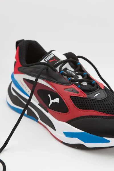 PUMA - Men - RS-Fast - Black/Red/Blue