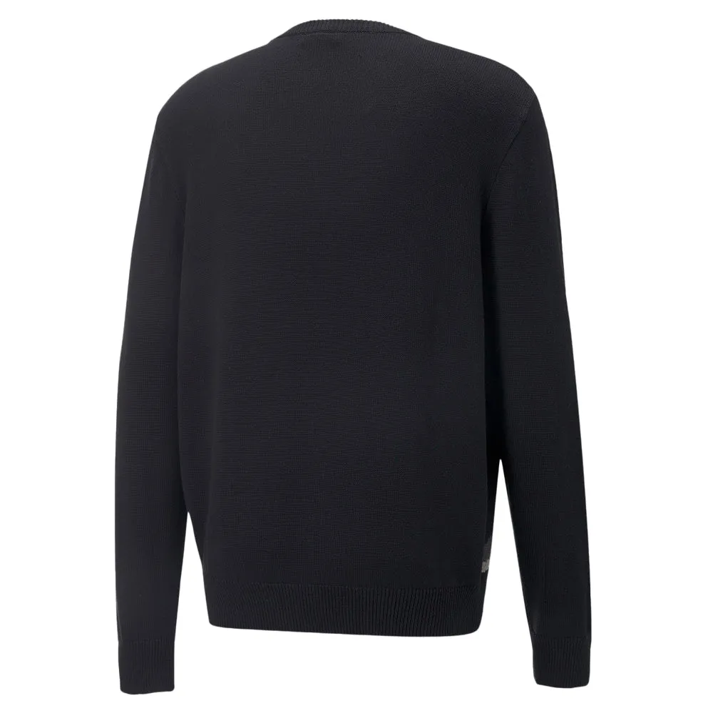 Puma Players' Lounge Knit Crewneck Black