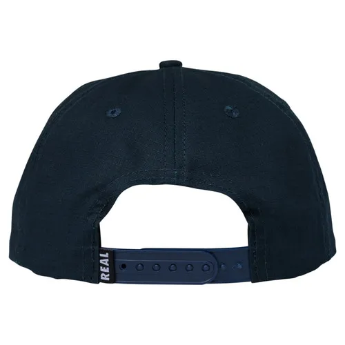 Real Skateboards Hat Shadow Snapback Navy