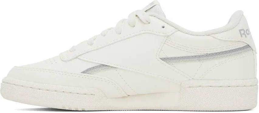 Reebok Classics Off-White & Gray Club C 85 Sneakers