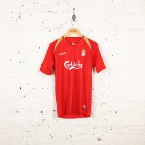 Reebok Liverpool 2005 Champions League Home Football Shirt - Red - M