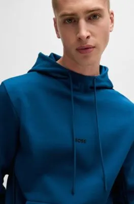 Regular-fit hoodie with logo detail