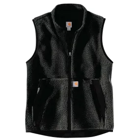 Relaxed Fit Fleece Full Zip Vest