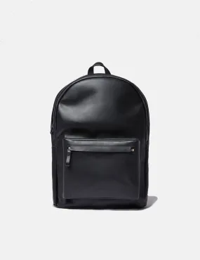 Sandqvist Ingvar Backpack (Leather) - Black