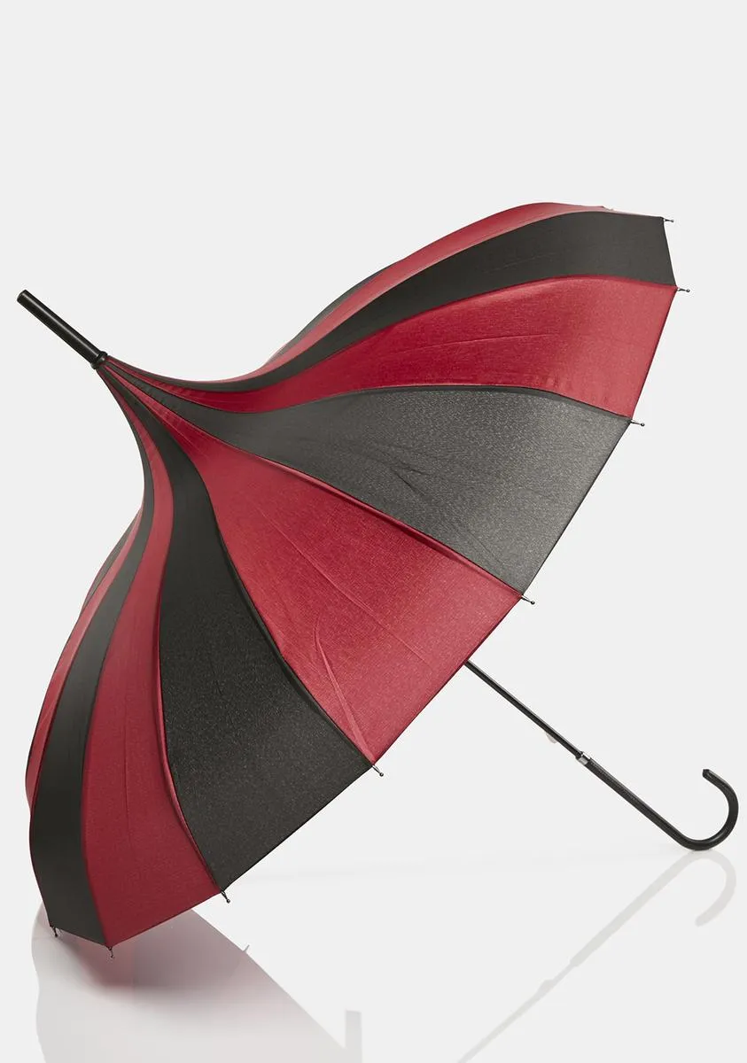 Scarlet Weather The Storm Pagoda Umbrella-