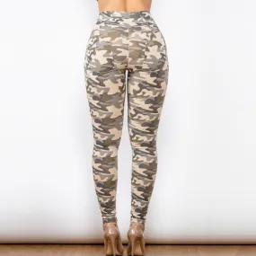 Shascullfites Melody push up camo workout leggings yoga leggings compression for women